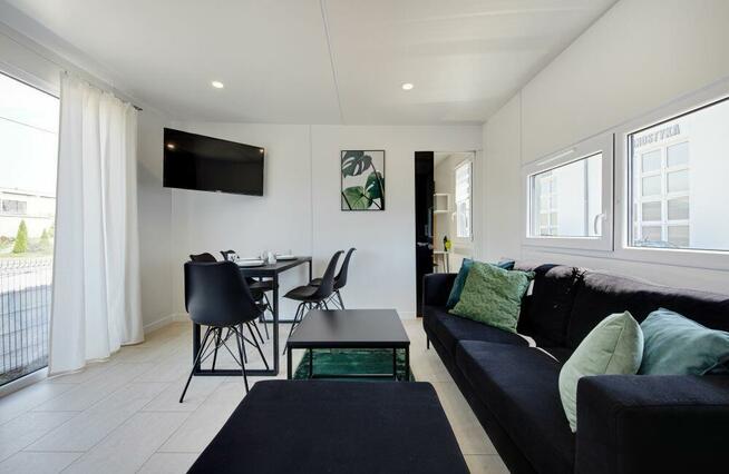 Domek mobilny 48 m2 holenderski, wyposażony, całoroczny