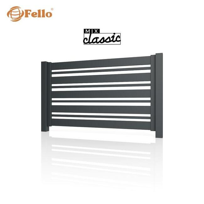 Ogrodzenie płot przęsło aluminium RAL na wymiar panel