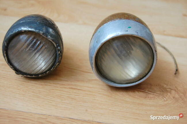 Stare oryginalne lampy, światła do roweru, motoroweru.