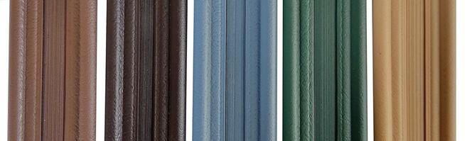 Osłona do paneli ogrodzeniowych szerokie 123 x250 jasny brąz