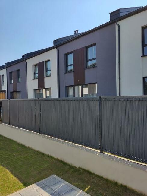 Osłona do paneli ogrodzeniowych szerokie173 x250 jasny brąz