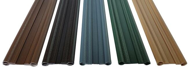 Osłona do paneli ogrodzeniowych szerokie173 x250 jasny brąz