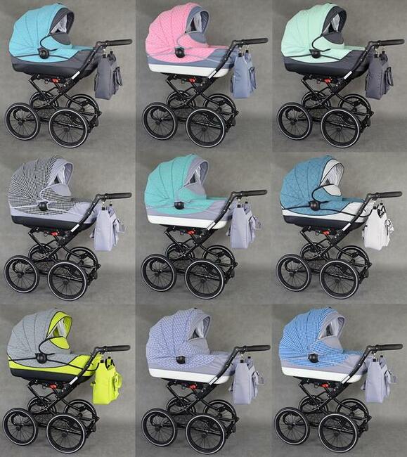 Nowy Wózek Dziecięcy 3w1 Retro Wózki Dziecięce Viko