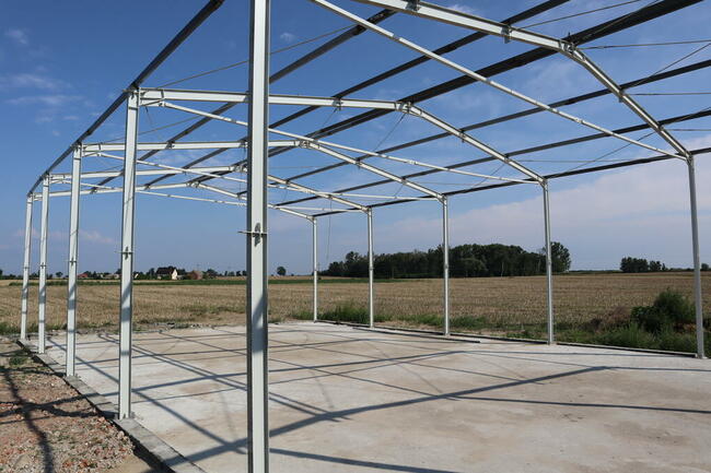 10x20 Konstrukcja stalowa hali nowa z projektem ocynkowana