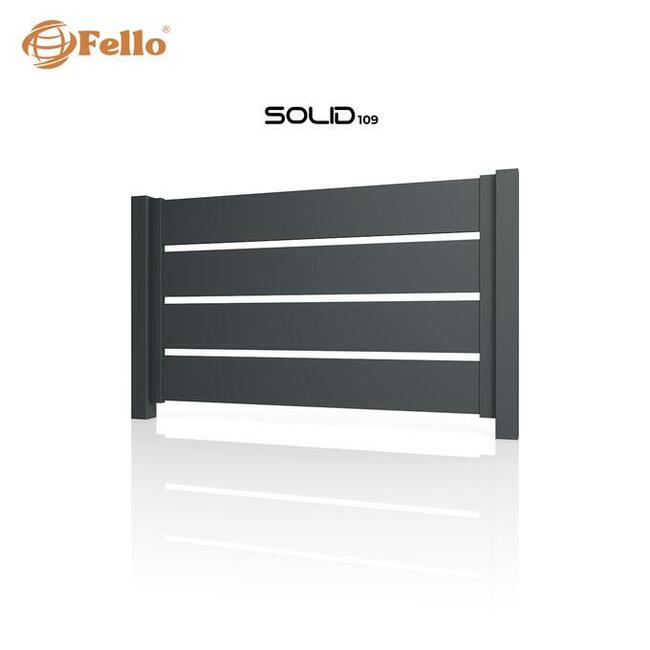 Ogrodzenie płot przęsło aluminium RAL na wymiar panel