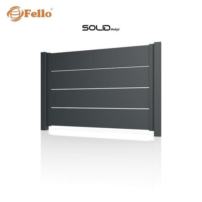 Ogrodzenie płot przęsło aluminium RAL na wymiar panel