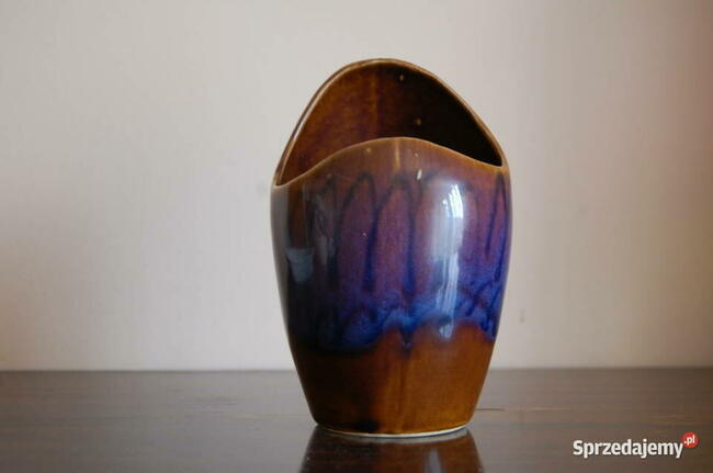 Okazja. Stary mały wazon Bolesławiec. Ceramika Bolesławiec.