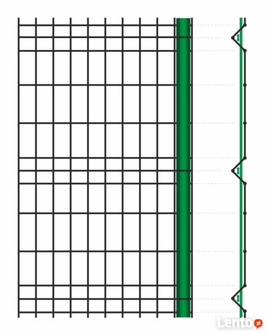 Osłona do paneli ogrodzeniowych szerokie153 x250 jasny brąz