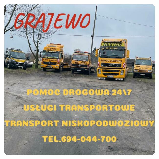TRANSPORT MASZYN ROLNICZYCH, BUDOWLANYCH I INNYCH