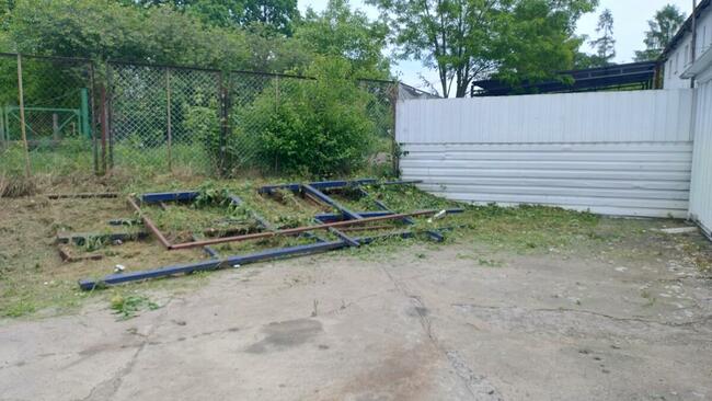 Do wynajęcia plac z kontenerem biurowym