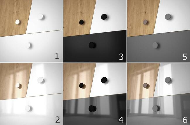 Meble młodzieżowe NERO - Połysk lub mat