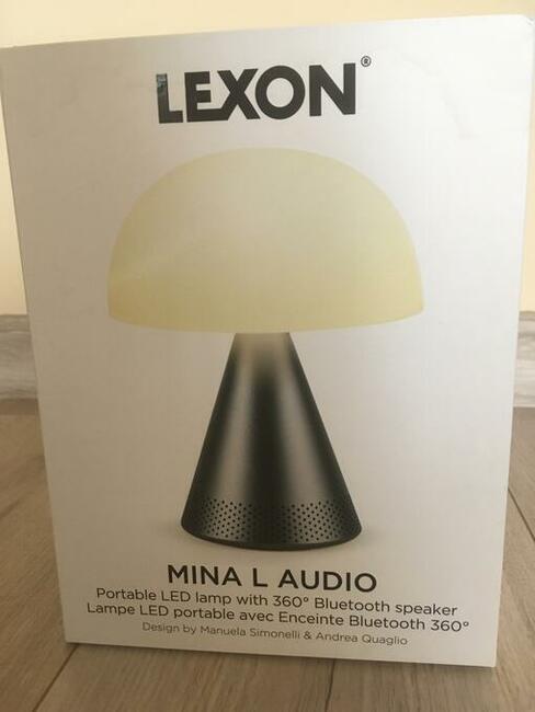 Lexon Mina L Audio głośnik Bluetooth lampka LED