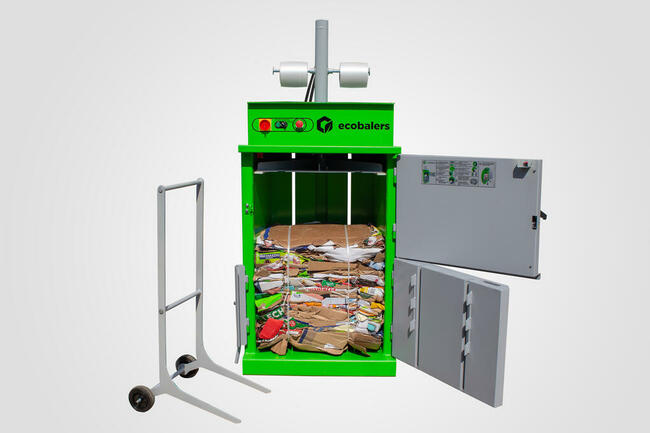 Belownica do makulatury, prasa do kartonu, zgniatarka VB50