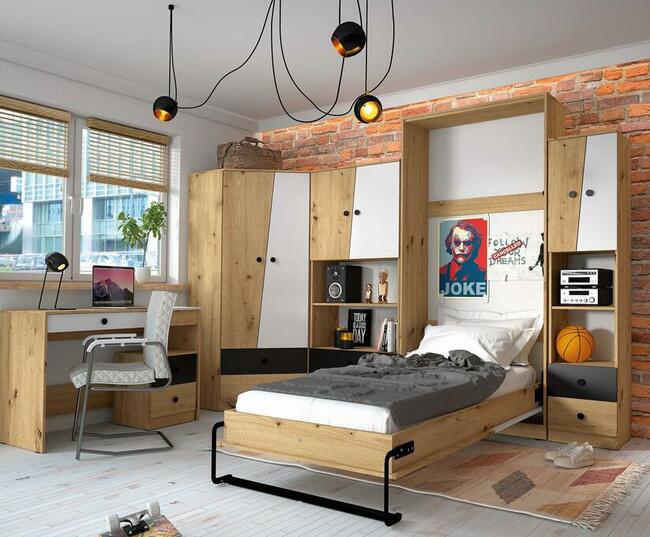 Meble młodzieżowe NERO - Połysk lub mat