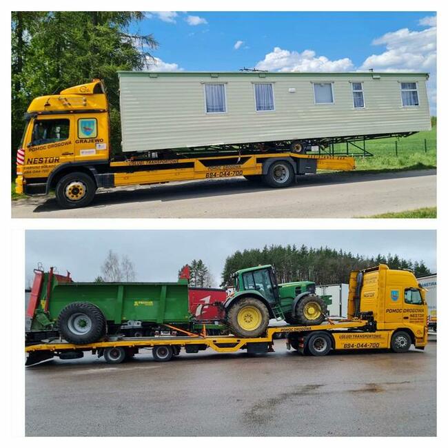 TRANSPORT MASZYN ROLNICZYCH, BUDOWLANYCH I INNYCH