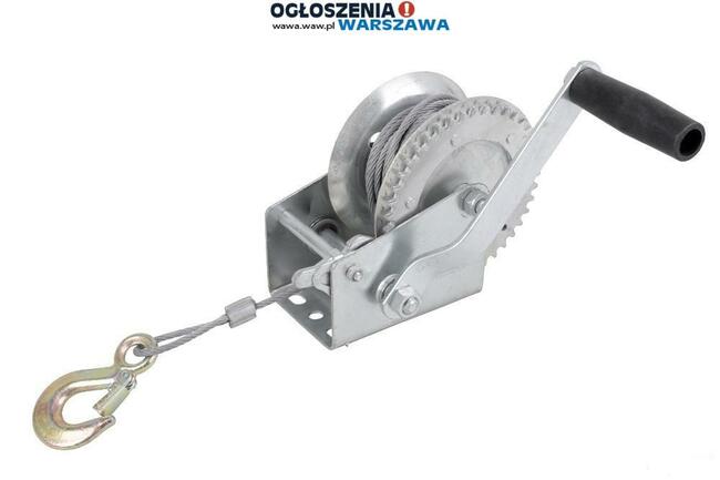 Wyciągarka linowa ręczna z korbką 1500kg