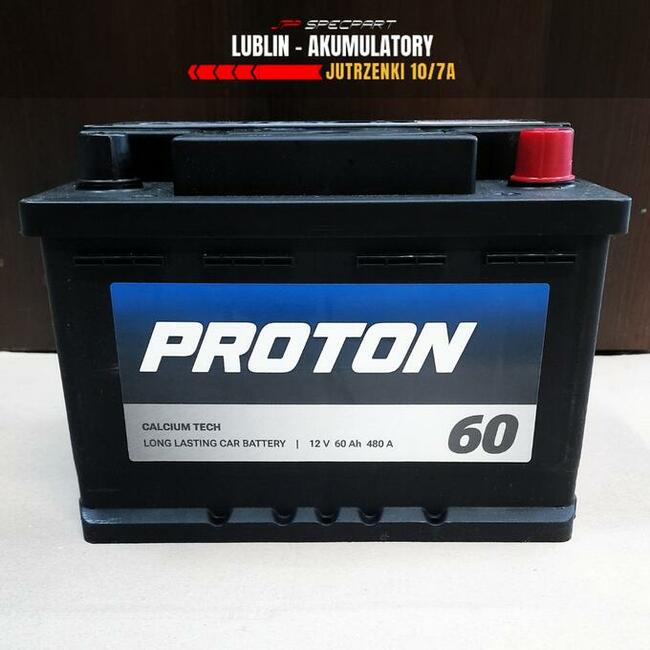 Akumulator 60Ah 480A PROTON