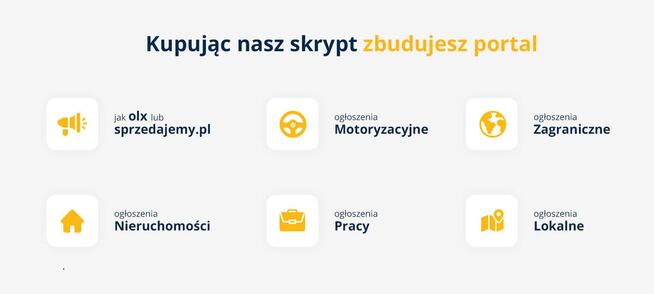 Gotowy portal Ogłoszeń z aplikacją mobilną - jak OLX | FV