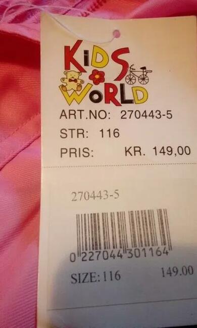 Kombinezon przeciwdeszczowy Kids World nowy