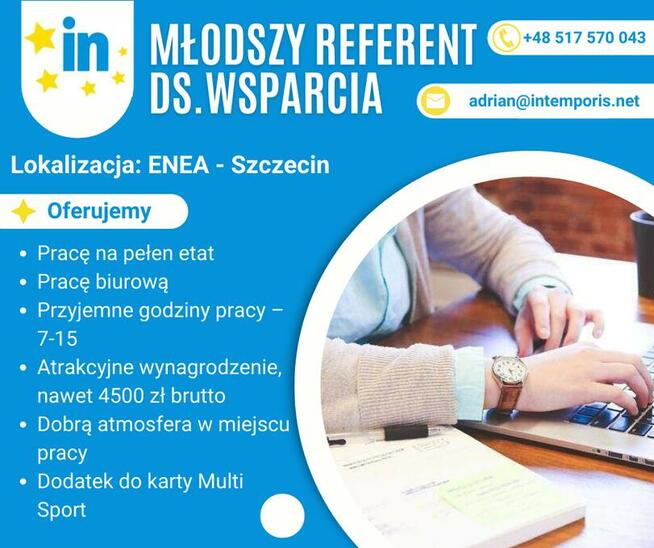 Młodszy referent ds. administracji