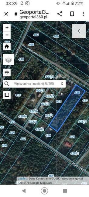 Działka leśna budowlana promocja do 21 maja br.