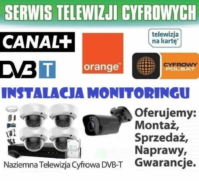 Montaz ustawianie anten satelitarnych i naziemnych Głogów