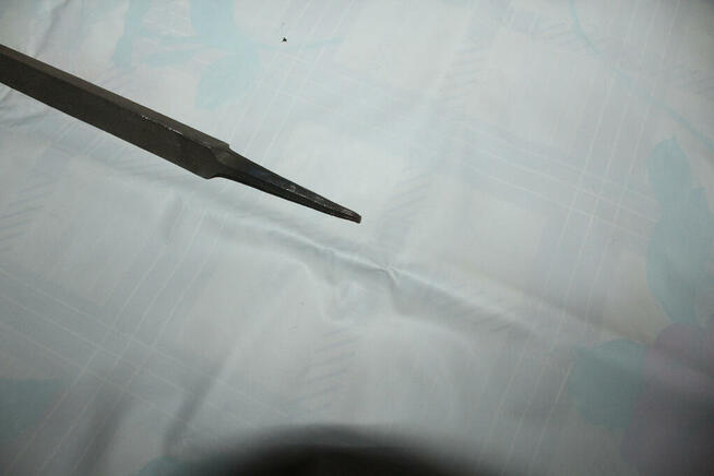 Pilnik trójkątny PRL 25 cm