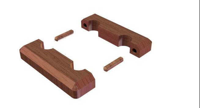 Rozeta maskująca do rur , drewniana , maskownica rur 16 mm