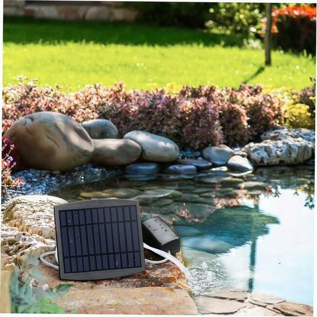 Napowietrzacz solarny.Pompa Tlenu.Akumulator.Staw.Oczko wody