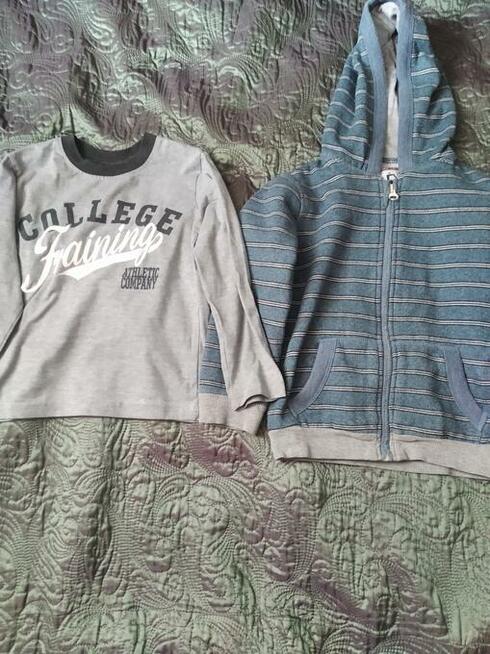 Zestaw 5 sztuk bluzek chłopięcych.