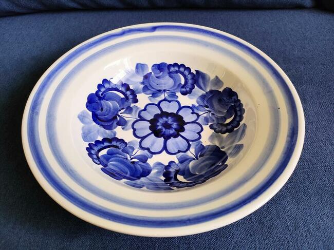 Fajans -WŁOCŁAWEK ;talerz, wazonik, popielniczka