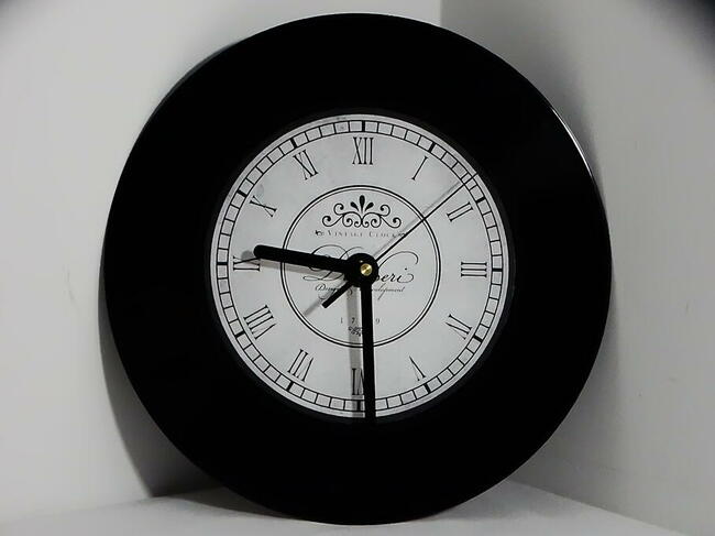 Zegar z płyty winylowej 12 LP klasyczny