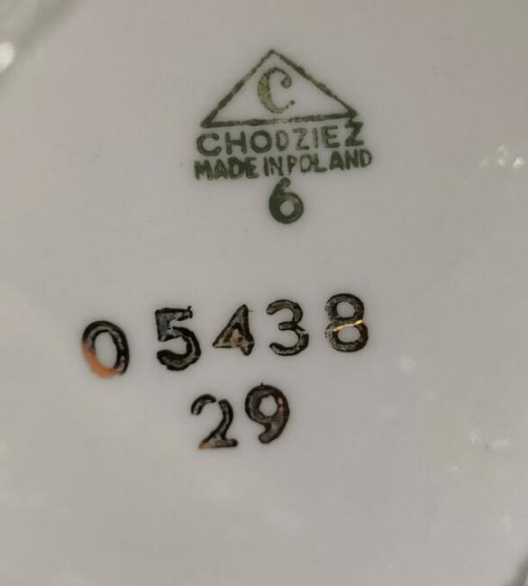 Półmisek okrągły CHODZIEŻ -śred.26 cm - NOWA CENA !!!