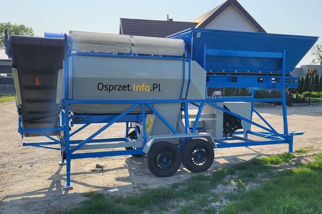 Mobilny przesiewacz do ziemi, bębnowy – napęd spalinowy - si