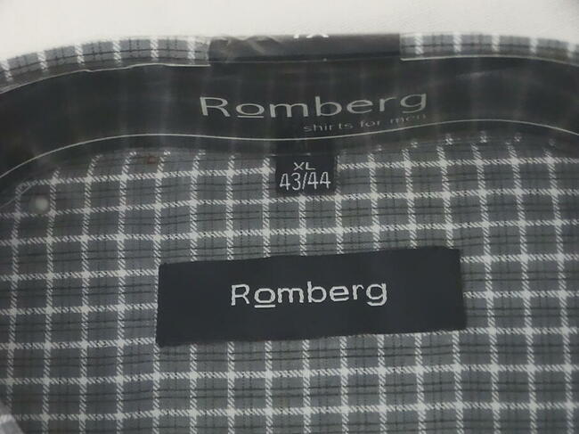 Koszula męska w kratę Romberg XL 43/44