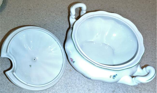 Stara Porcelana Ćmielów ; 3 półmiski + waza