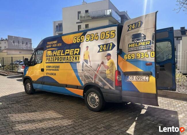 HELPER przeprowadzki transport winda utylizacja 24/7 Bydgosz