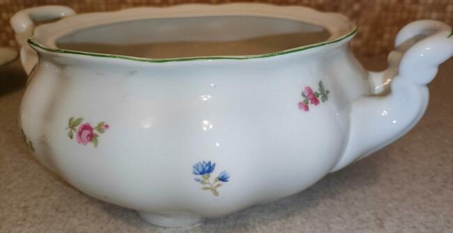 Stara Porcelana Ćmielów ; 3 półmiski + waza