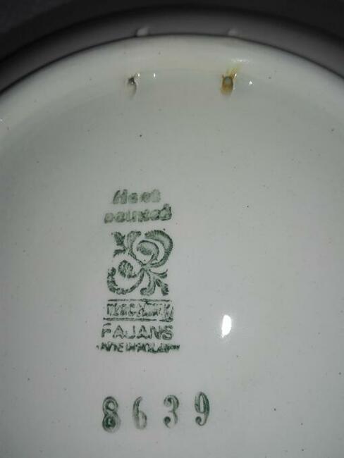 Fajans -WŁOCŁAWEK ;talerz, wazonik, popielniczka