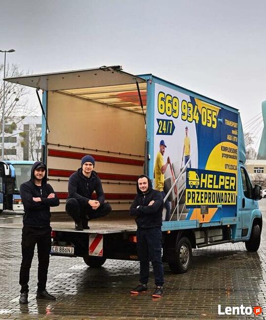 HELPER przeprowadzki transport winda utylizacja 24/7 Bydgosz