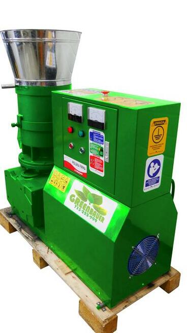 Peleciarka 22 kW 3-rolkowa niskoobrotowa Greenbauer