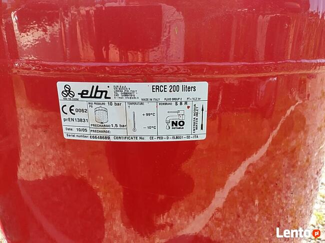 Naczynie przeponowe ELBI ERCE 200L