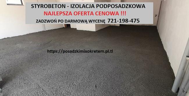 Styrobeton izolacje podłogowe pod posadzkę betonową