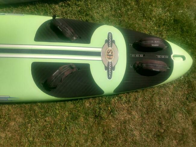 deska windsurfingowa x2 i 3x żagle
