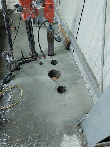 Wiercenie/cięcie w betonie. Przewierty. Frezowanie podlogowe