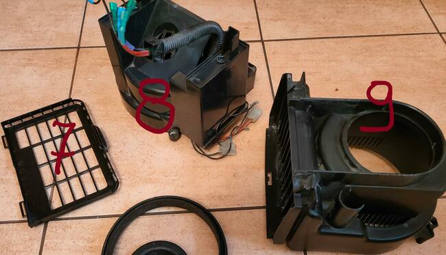 Odkurzacz Zelmer Wodnik 619.5-1/na części