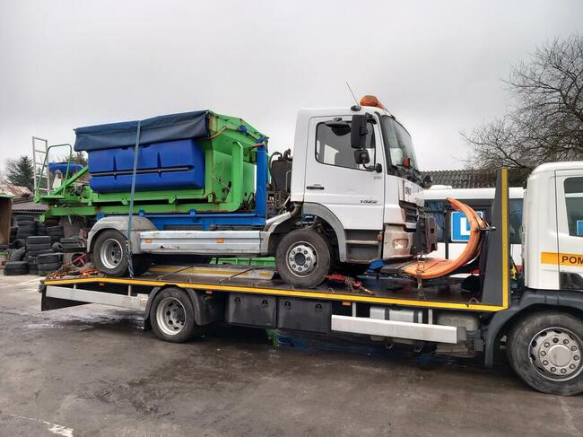 Pomoc drogowa, laweta, transport ciągników, koparek, maszyn