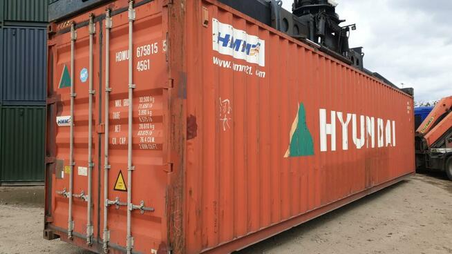 Kontener morski / magazynowy / 40hc / podwyższany