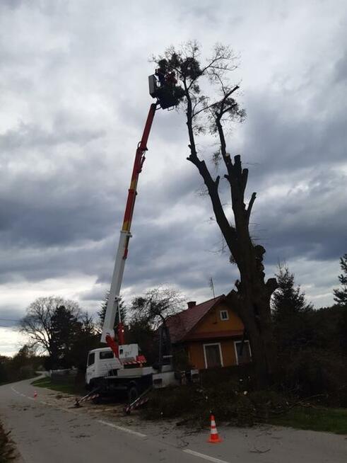 Usługi dźwigowe dźwigi usługi dźwigiem podnośnik koszowy