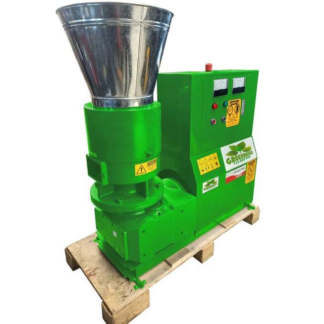 Peleciarka 15 kW 3-rolkowa niskoobrotowa Greenbauer